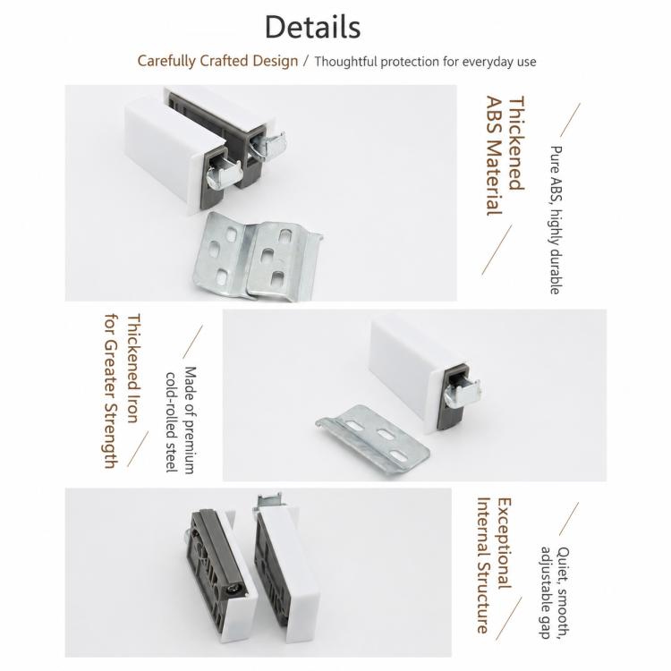 2pcs/Pack Heavy-Duty Cabinet Hanger Bracket Adjustable Wall Cabinet Parts, Grey Without Cover Style, Yellow Without Cover Style, Yellow With Cover Style