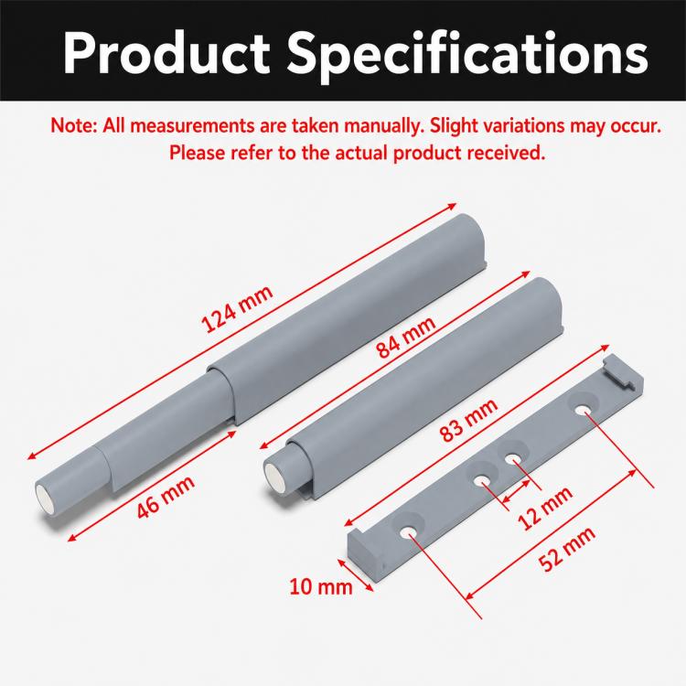Slim Design Cabinet Door Rebound Catch, Furniture Hardware Accessories