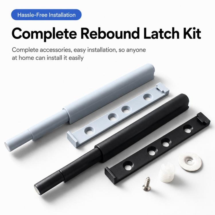 Slim Design Cabinet Door Rebound Catch, Furniture Hardware Accessories