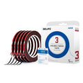 RELIFE HX2 5 in 1 Red Film Black Foam Double-Sided Tape, 3mm x 10m