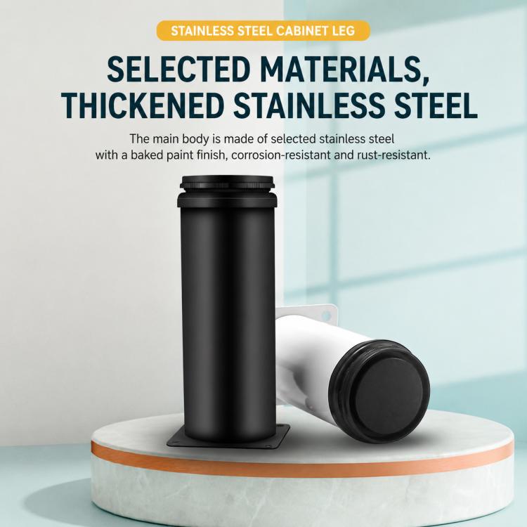 Stainless Steel Adjustable Furniture Support Legs for Sofas and Coffee Tables, 50x50mm, 50x60mm, 50x80mm, 50x100mm, 50x120mm, 50x150mm, 50x180mm, 50x200mm, 50x250mm