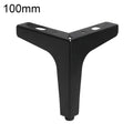 Metal Three-Prong Furniture Legs, Sofas Coffee Tables Furniture Hardware Parts, 100mm, 130mm, 150mm