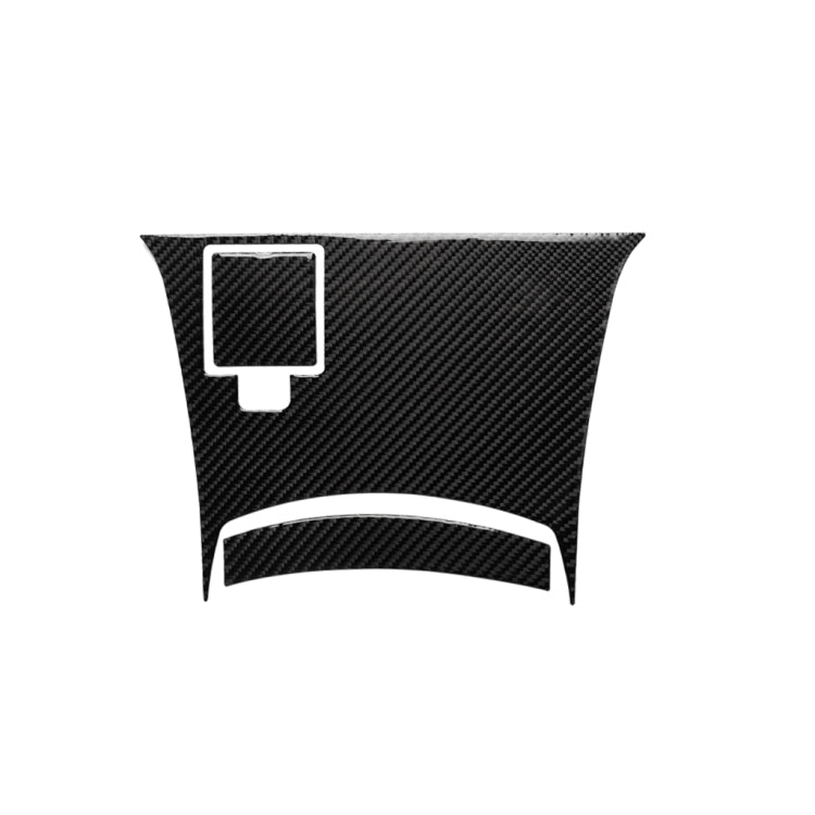 Car Carbon Fiber Center Console Rear Decorative Sticker for Nissan 350z 2006-2009, Center Console Rear