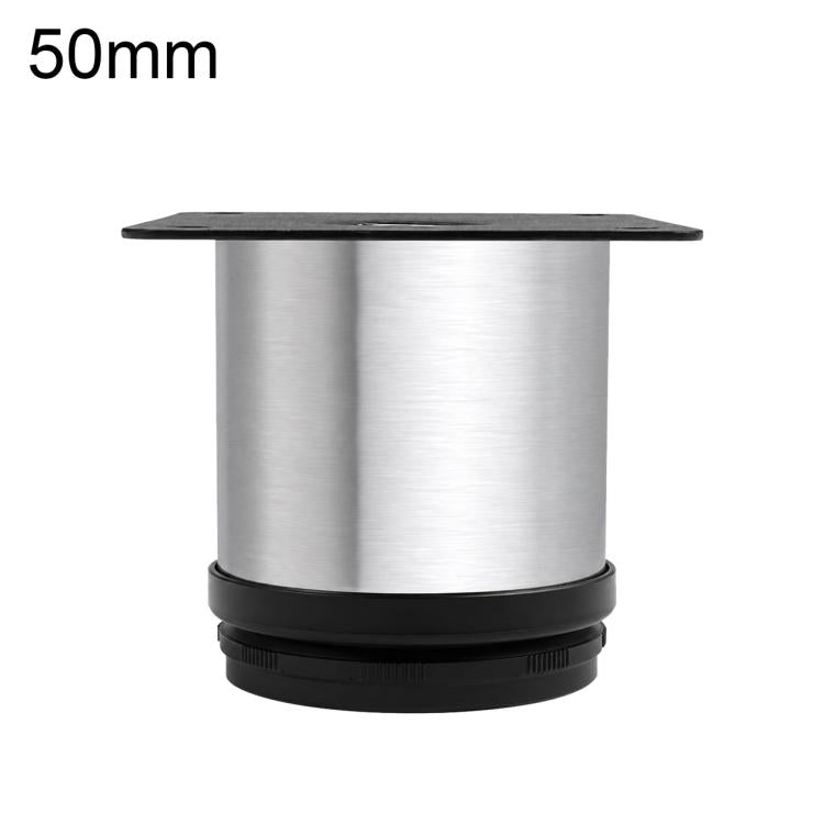 Brushed Stainless Steel Furniture Support Legs for Sofas and Coffee Tables, 50mm, 60mm, 80mm, 100mm, 120mm, 150mm, 200mm, 250mm, 300mm, 350mm, 400mm, 450mm, 500mm