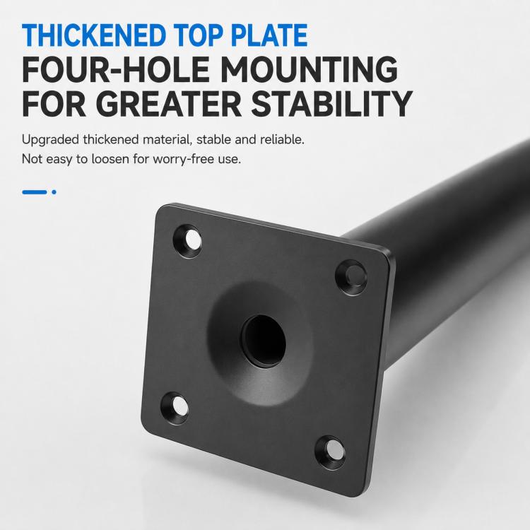 Straight Tapered Metal Furniture Support Legs for Sofas and Coffee Tables, 10cm, 12cm, 15cm, 17cm, 20cm, 25cm, 30cm