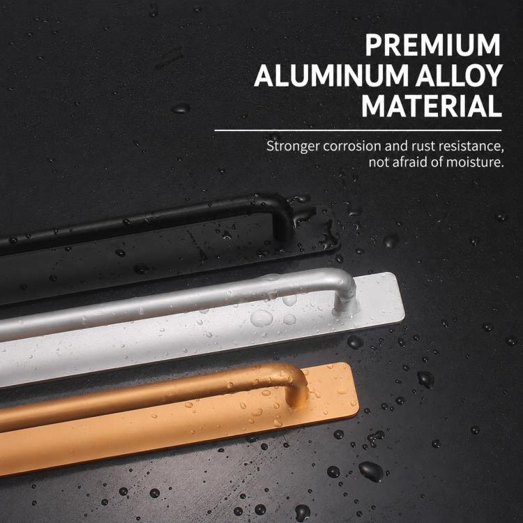 Widened Style No-Drill Aluminum Alloy Furniture Pull Handles Door Handles, 200mm