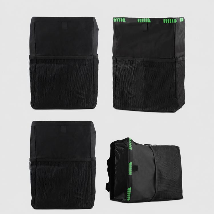 Car Storage Bag Car Back Seat Hook Garbage Can, Black Green, Black, Black Green + Trash Bags, Black + Trash Bags, Black Green + Tissue Bag