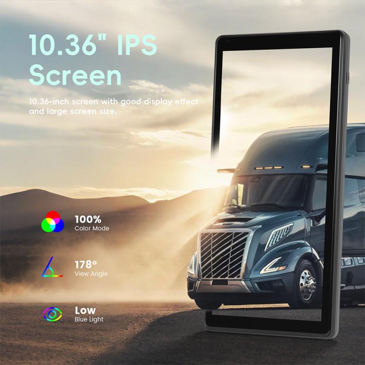10.36 inch Trucks Electronic Rear-View Mirror Digital HD Wired Touchscreen with BSD DVRs, without Memory Card, with 64GB Memory Card