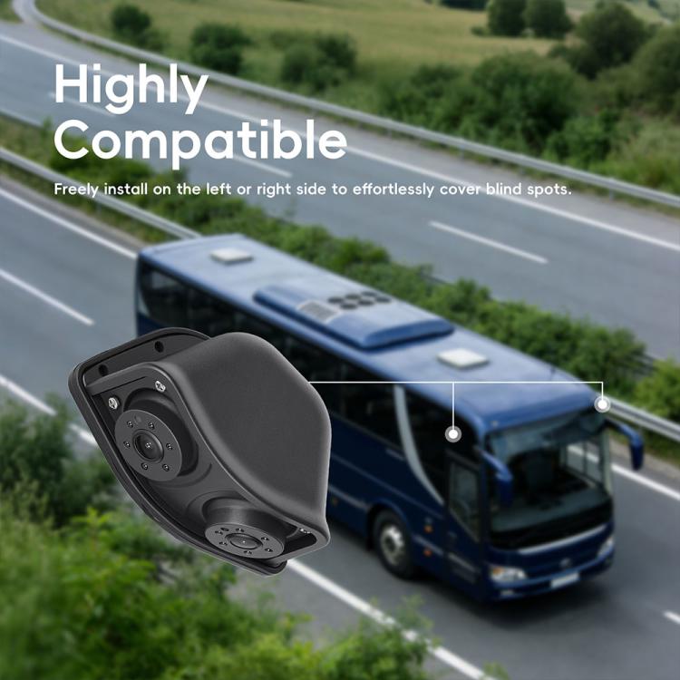 10.36 inch Trucks Electronic Rear-View Mirror Digital HD Wired Touchscreen with BSD DVRs, without Memory Card, with 64GB Memory Card