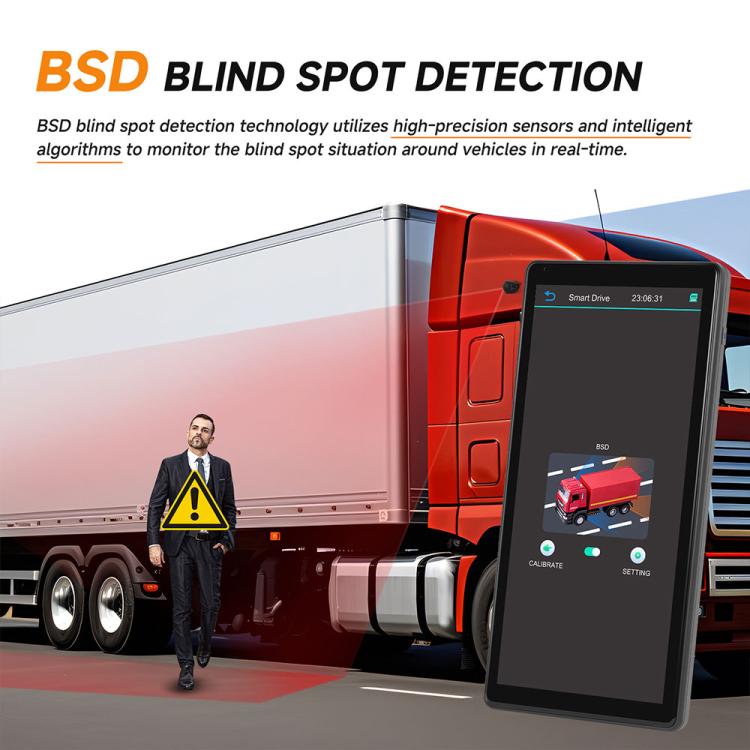 10.36 inch Trucks Electronic Rear-View Mirror Digital HD Wired Touchscreen 2 in 1 Set with BSD DVRs