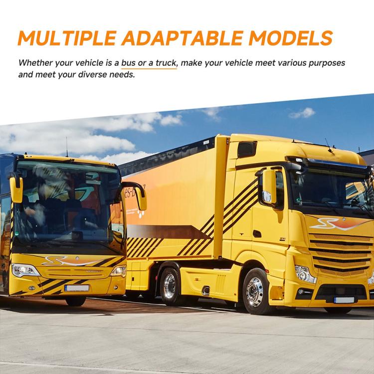 10.36 inch Trucks Electronic Rear-View Mirror Digital HD Wired Touchscreen 2 in 1 Set with BSD DVRs
