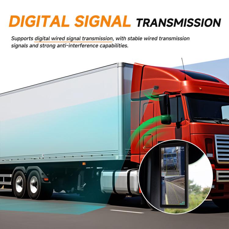 10.36 inch Trucks Electronic Rear-View Mirror Digital HD Wired Touchscreen 2 in 1 Set with BSD DVRs
