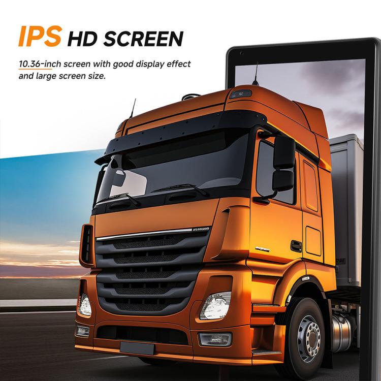10.36 inch Trucks Electronic Rear-View Mirror Digital HD Wired Touchscreen 2 in 1 Set with BSD DVRs