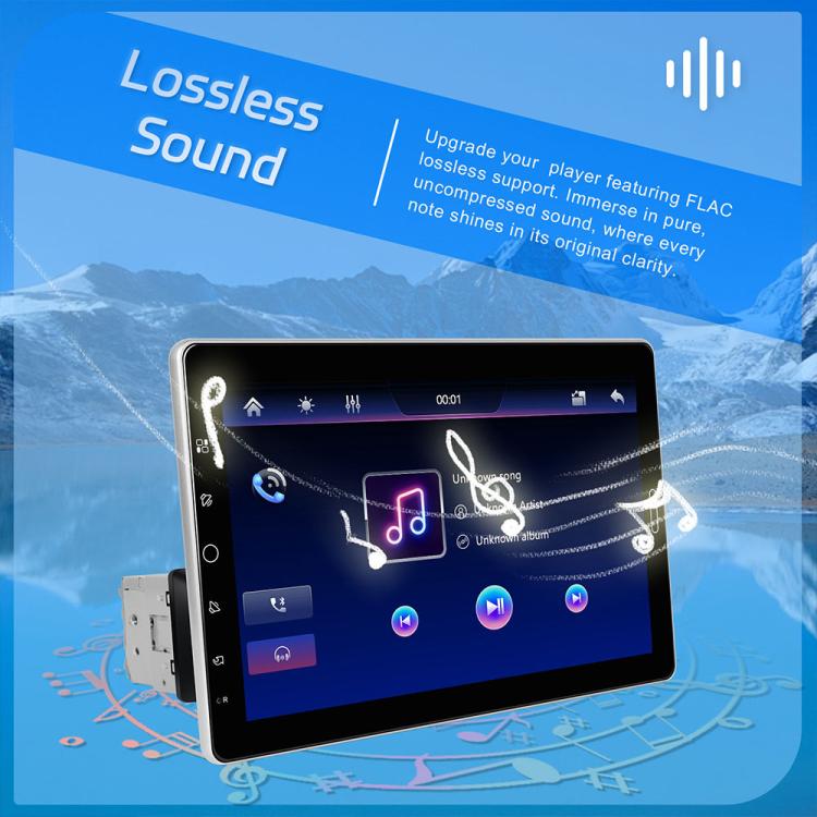 10.1 inch Car HD Touchable Screen Single Din Carplay MP5 Player, Standard, Standard+Reversing camera