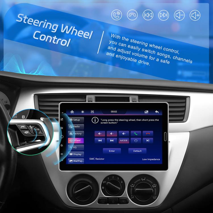 10.1 inch Car HD Touchable Screen Single Din Carplay MP5 Player, Standard, Standard+Reversing camera