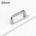 Solid Stainless Steel Cabinet Door Pull Handle, Furniture Handles Door Knob, 64mm, 96mm, 128mm, 160mm