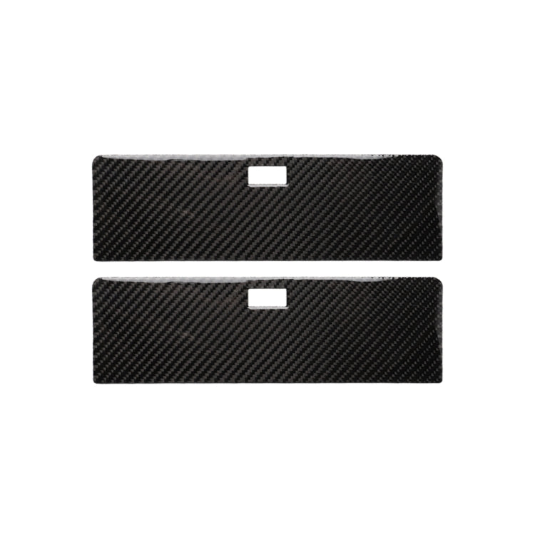 Car Carbon Fiber Rear Storage Box Decorative Sticker for Nissan 350z 2006-2009, Rear Storage Box