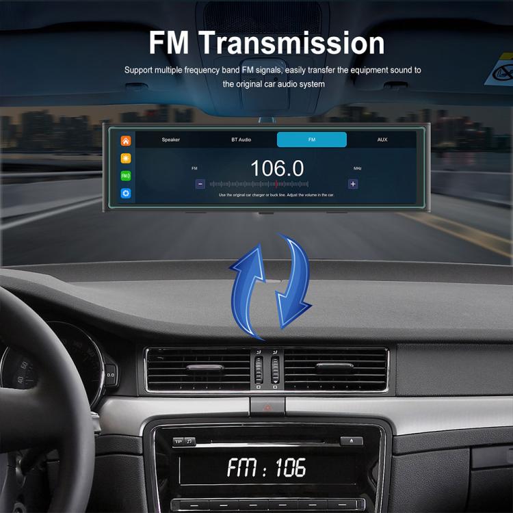 10.99 inch 4K Center CarPlay Auto Car Portable Navigation Screen, Standard, Standard+Reversing Camera