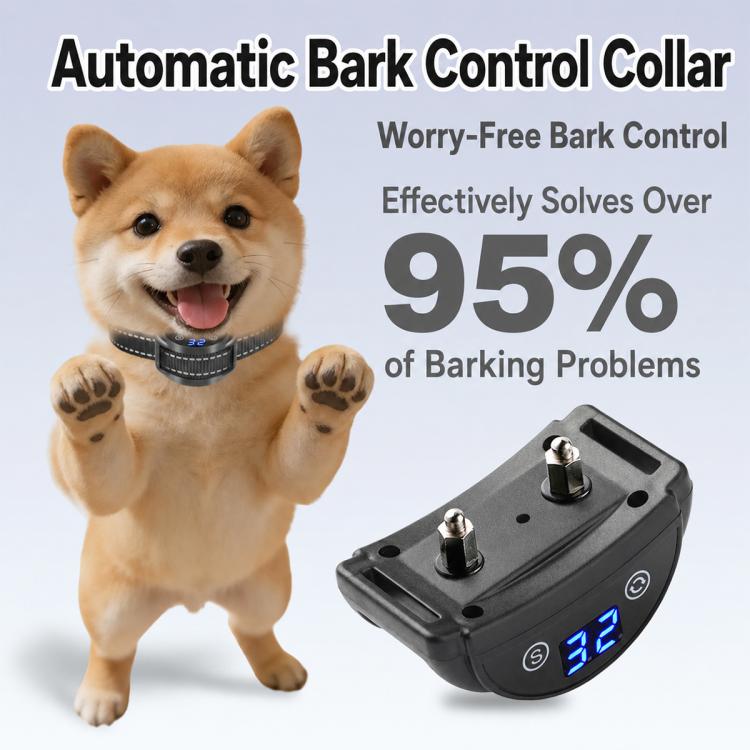 PaiPaitek PD259B USB Rechargeable Auto Anti Barking Dog Training Collar, PD259B