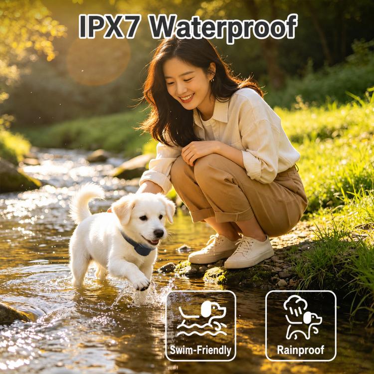 PaiPaitek PD520S Remote Controll Anti Barking Pet Dog Training Collar, PD520S-1, PD520S-2
