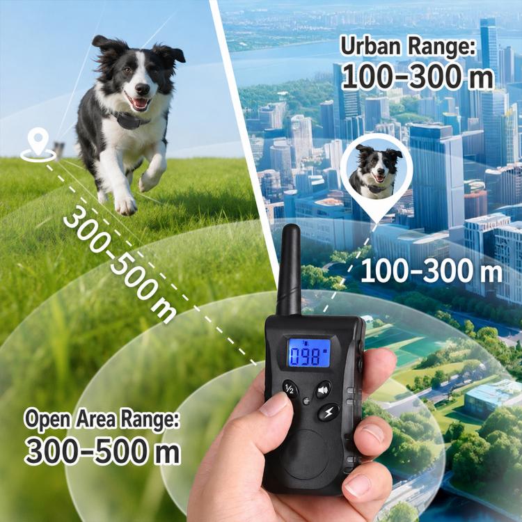 PaiPaitek PD520S Remote Controll Anti Barking Pet Dog Training Collar, PD520S-1, PD520S-2
