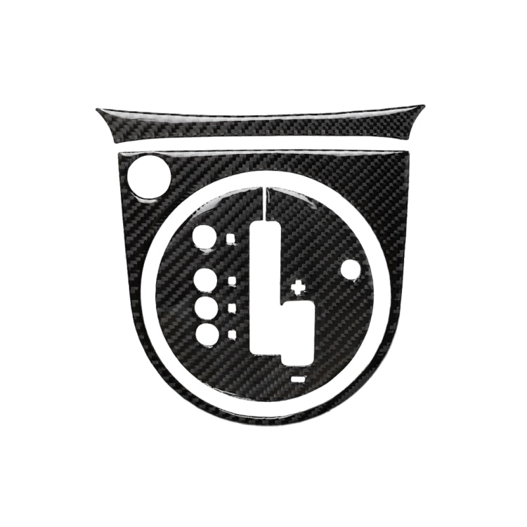 Car Carbon Fiber with Automatic Transmission Gears Panel Decorative Sticker for Nissan 350z 2006-2009, Left Drive, Automatic Transmission Gears Panel, Left Drive