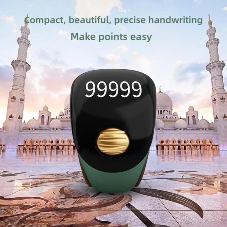 S8 Adjustable Size Rolling Smart Bluetooth Prayer Ring Counter, S8 (Green), S8 (Black), S8 (Rose Gold)