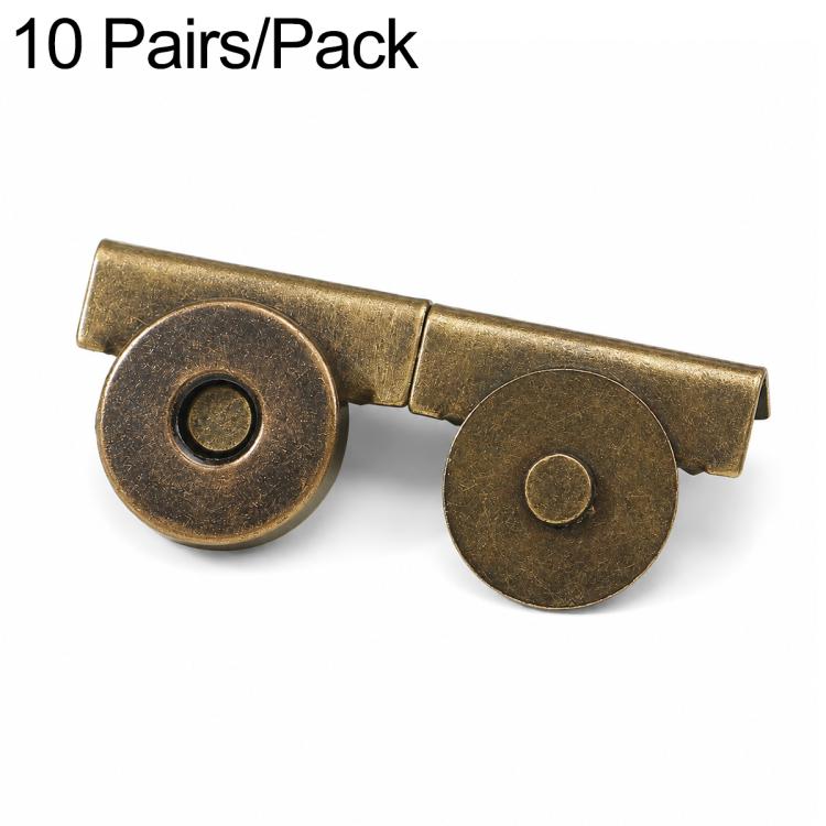 10 Pair/Pack Strong Magnetic Leather Bag Metal Buttons