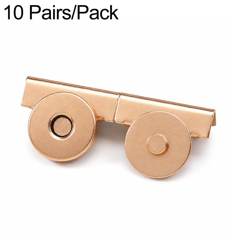 10 Pair/Pack Strong Magnetic Leather Bag Metal Buttons