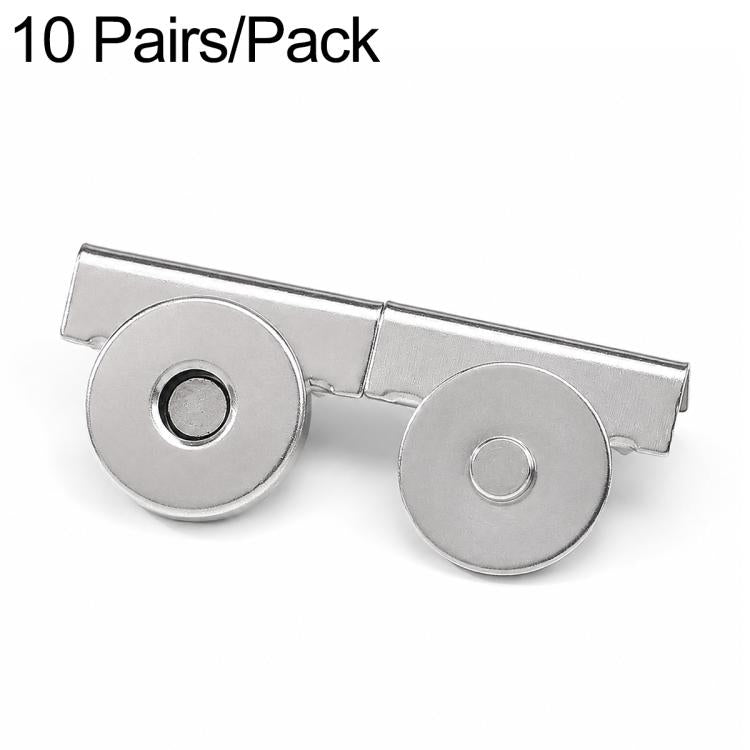 10 Pair/Pack Strong Magnetic Leather Bag Metal Buttons