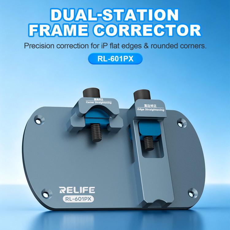 RELIFE RL-601PX Dual-Station Edge Corrector for iPhone Flat Edges and Rounded Corners, RELIFE RL-601PX