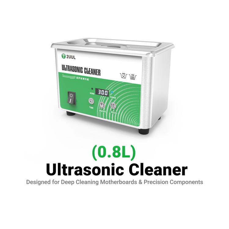 2UUL SS01 0.8L Ultrasonic Cleaner, US Plug, US Plug