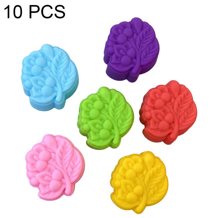 10 PCS/Pack High-Temperature Flower Silicone Mold