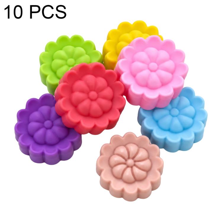 10 PCS/Pack High-Temperature Flower Silicone Mold