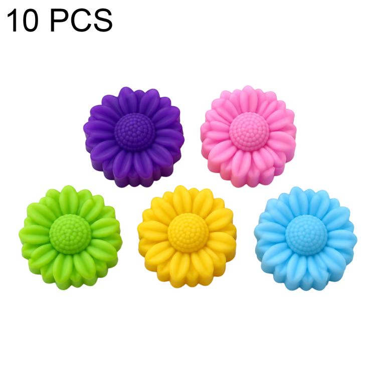 10 PCS/Pack High-Temperature Flower Silicone Mold