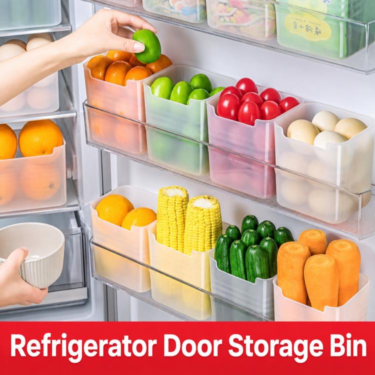 10 PCS/Pack Refrigerator Door Storage Fresh-Keeping Container