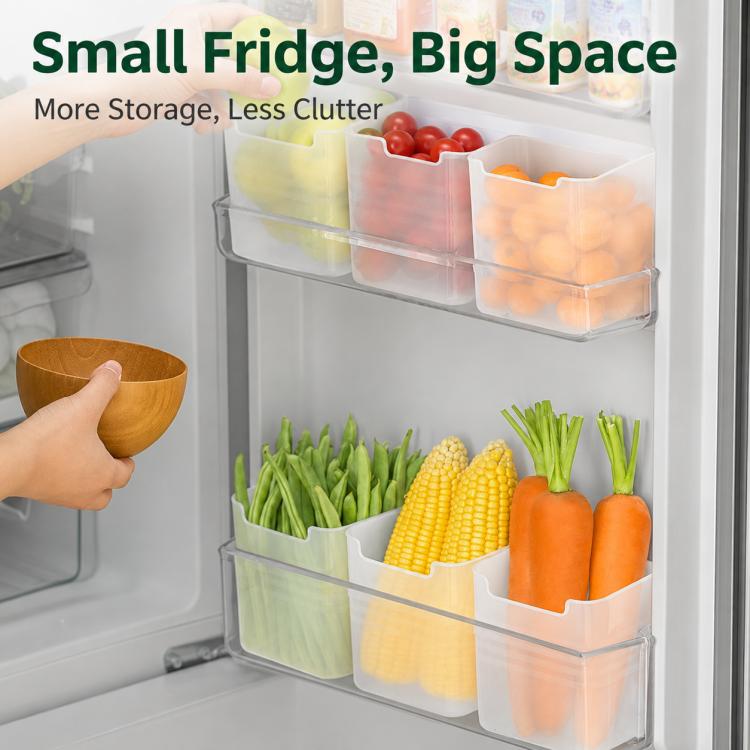 10 PCS/Pack Refrigerator Door Storage Fresh-Keeping Container