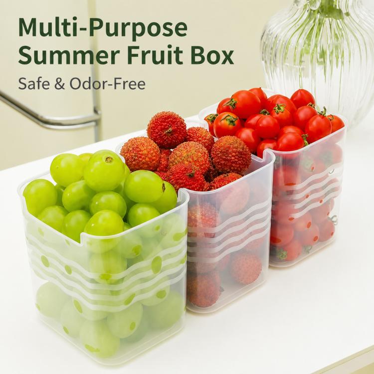 10 PCS/Pack Refrigerator Door Storage Fresh-Keeping Container