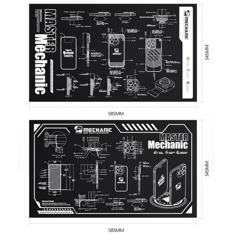 MECHANIC V78 Large Size Heat and Stain Resistant Multi-functional Repair Work Insulation Mat