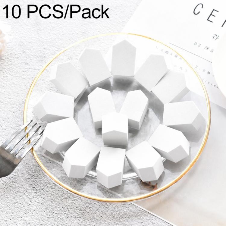 10 PCS/Pack Small-House Shaped Makeup Sponge Ultra-Soft Beauty Blender Puff