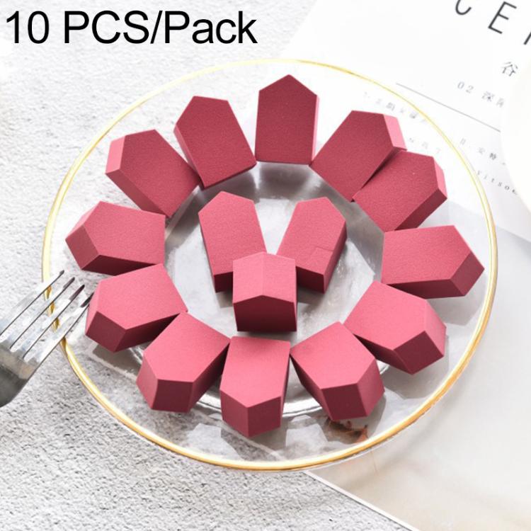 10 PCS/Pack Small-House Shaped Makeup Sponge Ultra-Soft Beauty Blender Puff