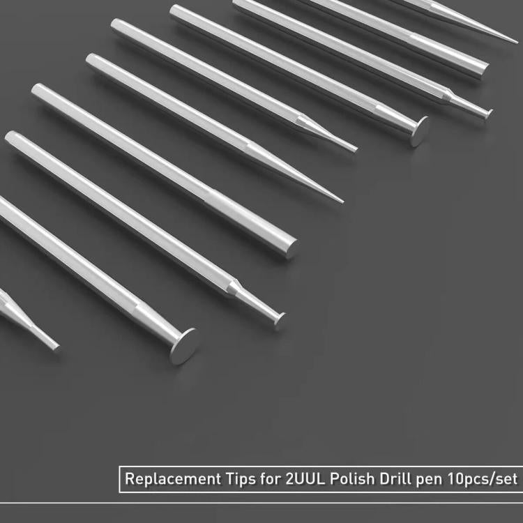 10 PCS/Pack 2UUL DA82 Replacement Tips For DA81 Chargeable Polish Drill Pen