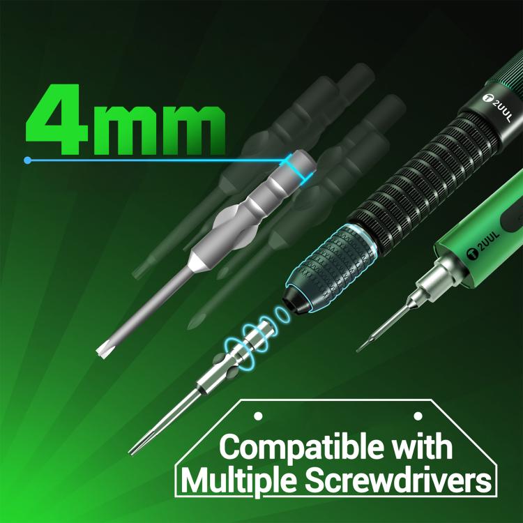 2UUL SD25 Magnetic Screwdriver Bits 4mm 5 in 1 Set