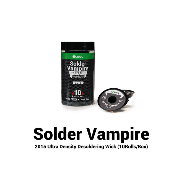 10 PCS/Pack 2UUL DW15 2015 Ultra Density Solder Vampire Desoldering Wick