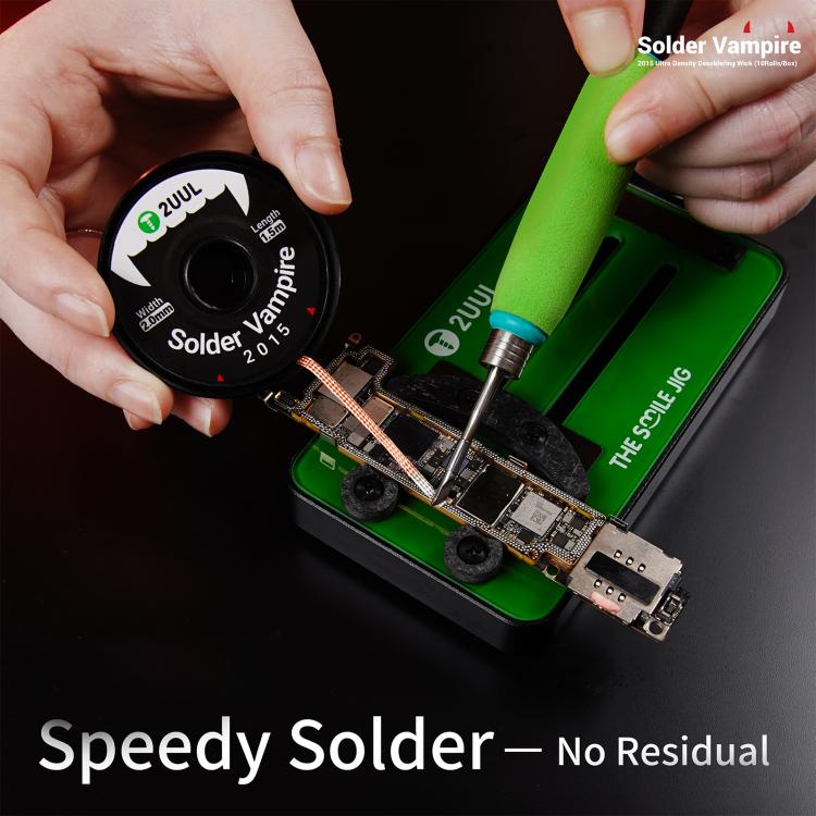 10 PCS/Pack 2UUL DW15 2015 Ultra Density Solder Vampire Desoldering Wick