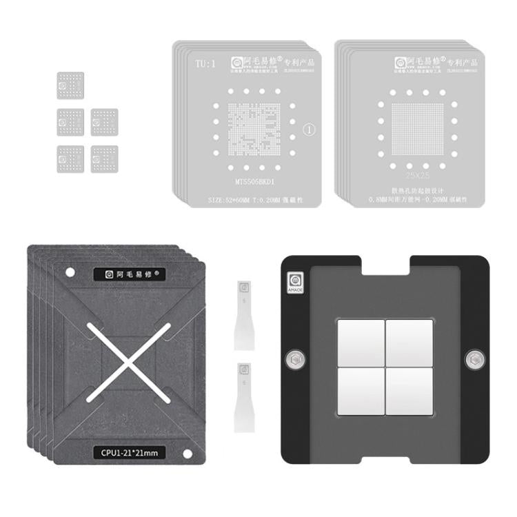 AMAOE TV Mainboard CPU BGA Reballing Platform Kit