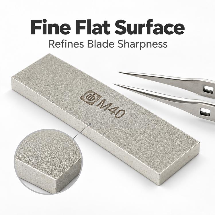 AMAOE M40 Double-sided Used Tweezers Correction Whetstone Stone