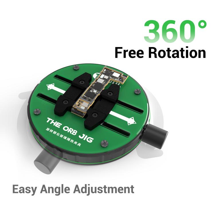 2UUL BH36 360 Degrees Rotating Tempered Glass Thermal Insulation Clamp