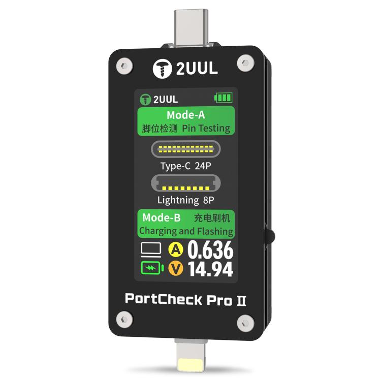 2UUL PW33 PortCheck Pro II Charge Port 2 in 1 Function Tester
