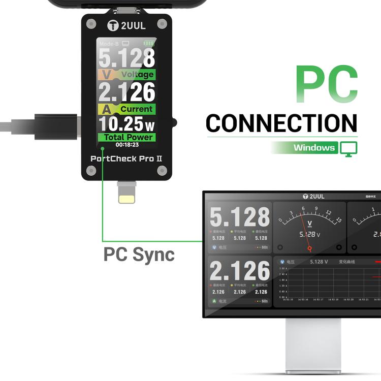 2UUL PW33 PortCheck Pro II Charge Port 2 in 1 Function Tester